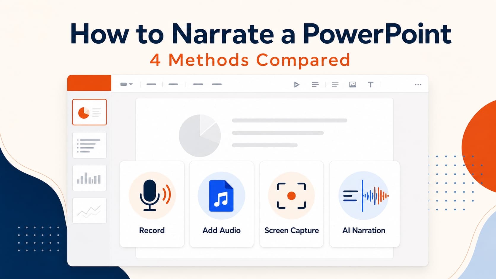 Four ways to narrate a PowerPoint presentation